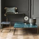 Mahaut Marble & Aged Brass Metal Coffee Table