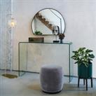 Cristalline Tempered Glass Console Table