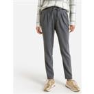 Flannel Look Ankle Grazer Trousers, Length 26.5"