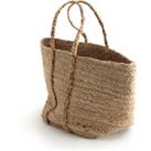 Naturalle Soft Woven Jute Basket Bag