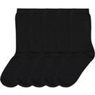Pack of 5 Pairs of Crew Socks in Cotton Mix