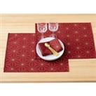 Set of 2 Nordic Star Patterned Placemats