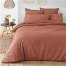 Merida Embroidered 100% Washed Cotton Duvet Cover