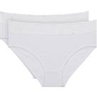 Pack of 3 Feminine Maxi Knickers in Stretch Cotton