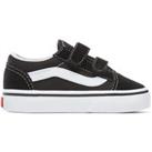 Kids TD Old Skool V Leather Touch 'n' Close Trainers