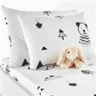 Forest Camp Animal 100% Cotton Cot Pillowcase
