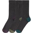 Pack of 3 Pairs of Mix & Match Socks in Cotton Mix