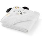 Kalou Baby bath cape with embroidered hood