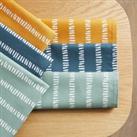 Irun Striped Oilcloth-Style 100% Cotton Tablecloth
