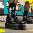 Jadon Smooth Platform Boots in Leather