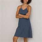Cotton Mix Nightie with Short Sleeves