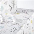 Suzanne Floral 100% Cotton Percale 200 Thread Count Flat Sheet