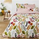 Palm Spring Floral 100% Cotton Percale 200 Thread Count Duvet Cover
