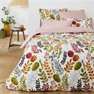 Palm Spring Spotted 100% Cotton Percale 200 Thread Count Fitted Sheet