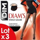 Pack of 3 Diam's 22 Denier Sheer Tights, Made in France