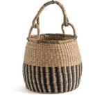 Zac Round Woven Seagrass Bell Basket
