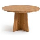 Ajowan Round Acacia Garden Table (Seats 6)