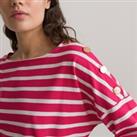 Les Signatures - Breton Striped Cotton T-Shirt in a Loose Fit