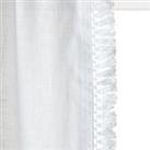 Pampa Fringed Sheer Linen Curtain Panel