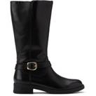 Kids' Mid-Calf Riding Boots in Leather with Zip Fastening