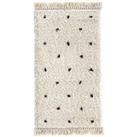 The Ava Berber-Style Spotted Bedside Rug