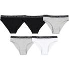 Pack of 5 Briefs in Plain Cotton