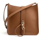Foulonne Double Hook Crossbody Handbag in Leather