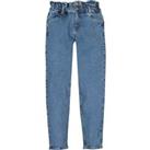 High Waist Paperbag Jeans, 10-18 Years