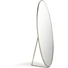 Koban Oval Metal Psyche Mirror, H169.5cm