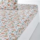 Lara Floral 100% Cotton Fitted Sheet