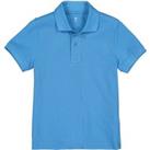 Organic Cotton Pique Polo Shirt with Short Sleeves