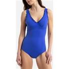 Recycled Tummy-Toning Swimsuit with Ruffles