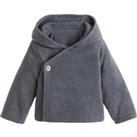 Buttoned Hooded Cardigan
