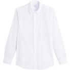 Les Signatures - Cotton Slim Fit Shirt with Spread Collar