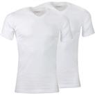 Pack of 2 Cotton T-Shirts with V-Neck