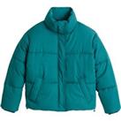 Short Padded Jacket with High Neck