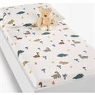 Dino Pop Dinosaur 100% Cotton Cot Fitted Sheet
