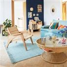Provence Rattan & Glass Round Coffee Table