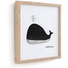 Clo Child's Framed Whale Print
