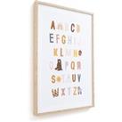 Ally Child's Framed Alphabet Print