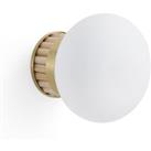 Les Signatures - Dolce Opaline Glass, Brass and Bamboo Wall Light