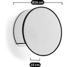 Thade 28cm Diameter Round Linen Wall Light