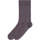 Pack of 2 Pairs of Socks in Lisle Cotton Mix