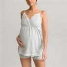 Maternity Short Cami Pyjamas in Cotton Mix
