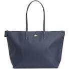 L1212 Tote Bag with Zip Fastening in Coated Pique