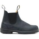 Leather Elasticated Chelsea Ankle Boots