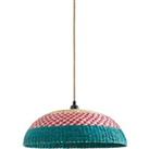 Hilo Colourful Woven Straw 44cm Diameter Ceiling Light Shade
