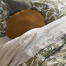 Palma Foliage 100% Cotton Percale 200 Thread Count Fitted Sheet