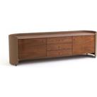 Firmo Walnut and Leather TV Cabinet