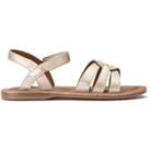 Kids Patent Sandals with Touch 'n' Close Fastening